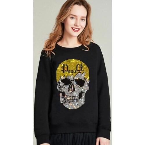 Fashion Female sweatshirt Hot drill Womens hoody winter designer hoodiesTop