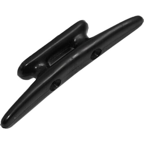 Marine Boat Cleats Open Base Cleats Marine Grade Nylon Plastic Black 5 inch High Impact Nylon Forming