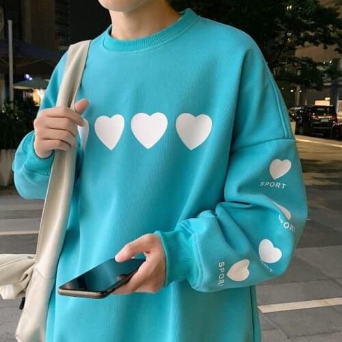 2021 Autumn New Men Sweatshirt Women Fashion Casual For Male Unisex Streetwear Oversize Pullovers Mens Clothing