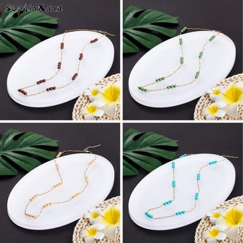 SophiaXuan Hawaiian New Design Polynesian Samoa Marshall Jewelry Pink Pearl Necklace Pendants and necklaces Wholesale for Women