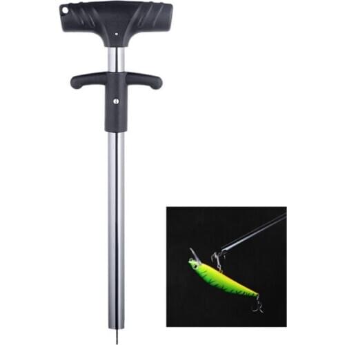 Fishing Hook Remover 23.2cm/9.1in Aluminum Quickly Hook Disgorger 3 Colors Optional Fishing Tools