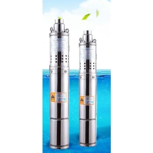 Stainless steel screw high lift self-priming submersible deep well pump, residential water/low water pressure water supply