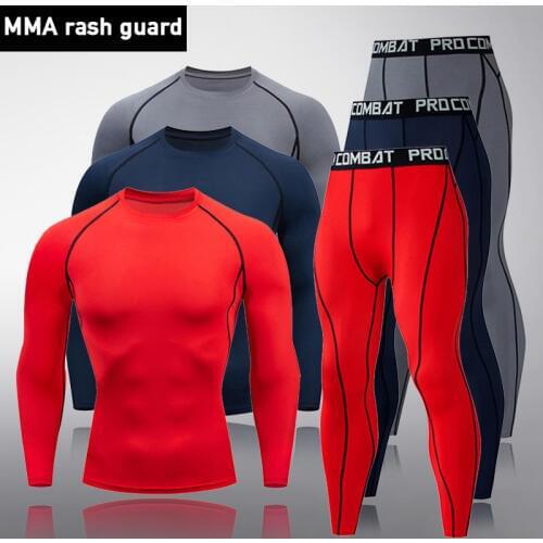 Brand Mens Compression Skin Thermal Underwear Mens Sports Basic Hot Long Underwear Set Tights Underwear Warm underpants XXXXL