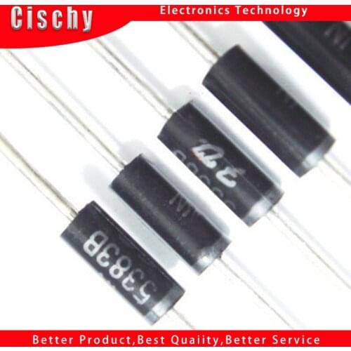 1PCS 1N5383BRLG 1N5383B 17-02 1N5383 5 Watt Surmetic TM 40 Zener Voltage Regulators