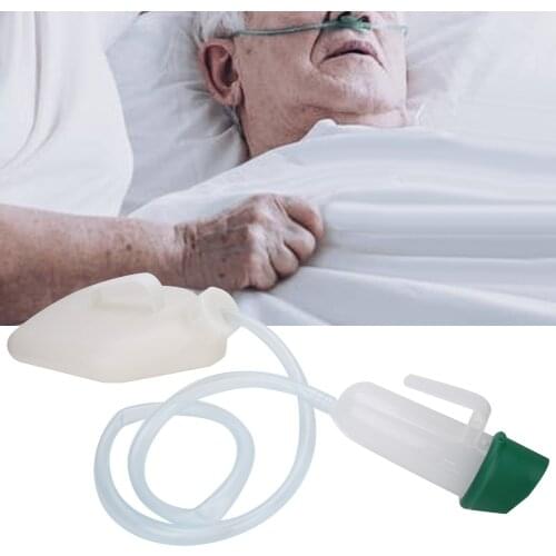 Men Urine Collector Elderly Incontinence Urine Collection Funnel Pot Urination Device Bedridden Paralyzed Elderly Care Bedpan