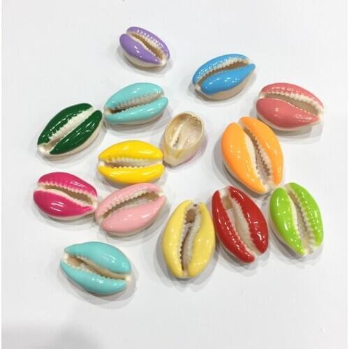 5Pcs 15x21mm DIY Sea Shell Cowrie Cowry Charm Beads Beach Jewelry Accessories for Women Sea Shells Earrings Bracelet Necklace