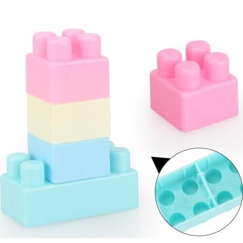 220-400 Pcs DIY Colorful Big Particle Building Blocks Early Education Toys For Children Kids Bricks Creative Set Compatible