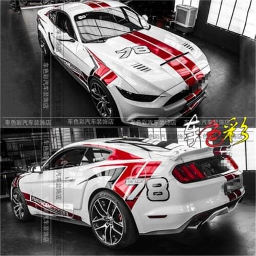 Car stickers FOR Ford Mustang modified appearance personalized custom racing decals