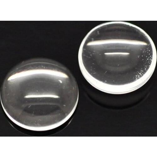 Free shipping!!!!Clear Round Glass Dome Seals 14mm
