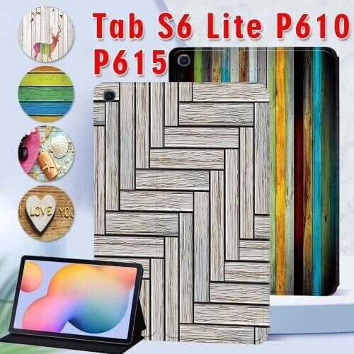 Tablet Case for Samsung Galaxy Tab S6 Lite 2020,Ultra-Slim Folio Shell Cover for SM-P610/P615