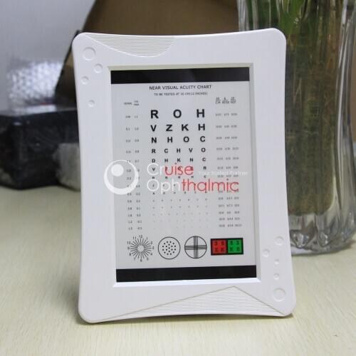 Exchange Charts AC/DC 30cm near vision Tester NV110 | Flip Stand E and Letter chart Near Vision AC adapter Ship from Poland