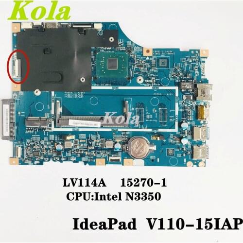 For Lenovo IdeaPadV110 110-15IAP V110-15IAP Laptop motherboard 15270-1 448.08A03.0011 W/ Intel N3350 CPU DDR3L 100% Fully Tested