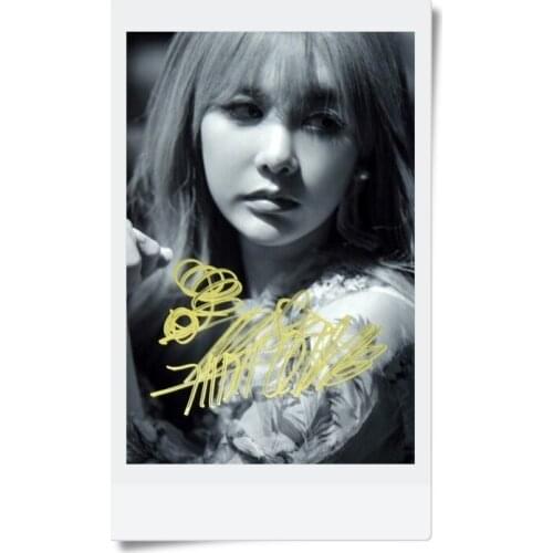 T-ARA TARA Lee Q-Ri QRI Autographed Photo Whats my name 4*6 free shipping 06201703