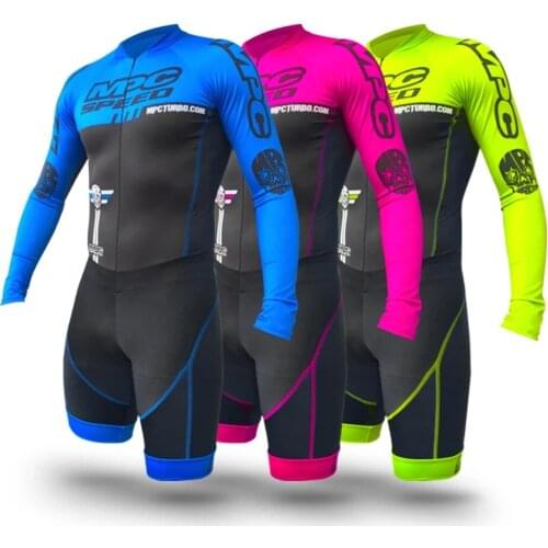 Mpc Racing Suit Speed Inline Roller Skate Skinsuit Fast Skating Triathlon Monkey Competition Suit Bike Sport Run Jumpsuit Unisex