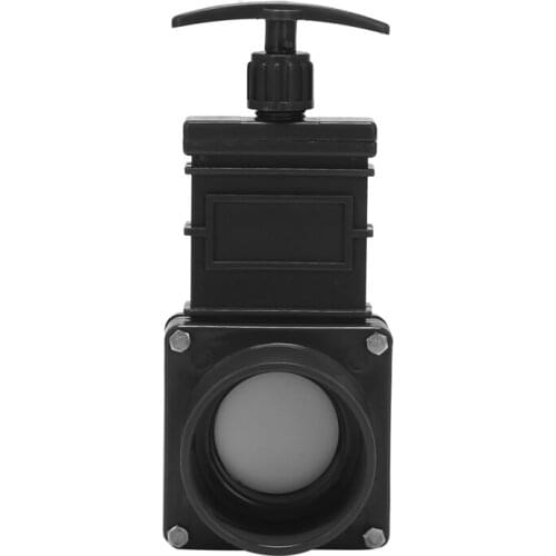 RV Knife Water Gate Valve, Durable Flow Van Sewer Hose Plastic DN50 63mm Exterior Home Accessories Caravan Drain