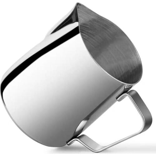 Coffee Ravioli Latte Art Milk Can 304 Stainless Steel Pointed Mouth Coffee Pot Fancy Coffee Art Baking Kitchen Tools Tea E11585