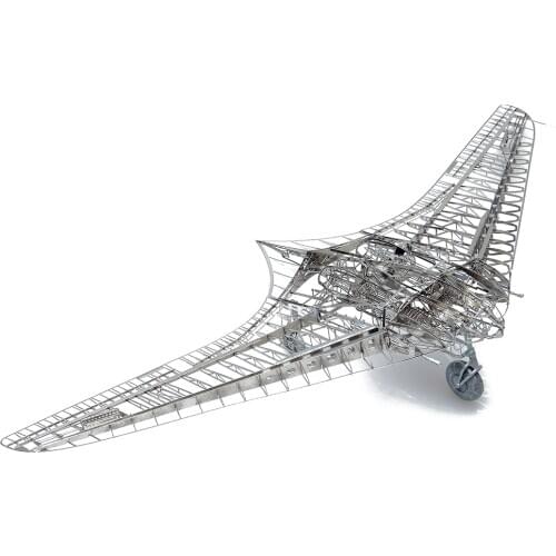 1/72 Ho-229 Aircraft Model Kit Airplane Decoration 3D Metal Assembly Model Diy Assembly Model For Kids Birthdaty Gifts 2020