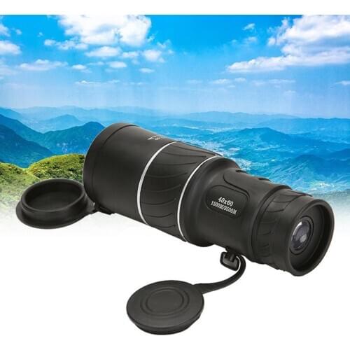 9500m 40X60 High Definition HD Monocular Telescope with Durable and Clear FMC BAK4 Prism Focus for Bird Watching Camping Hiking