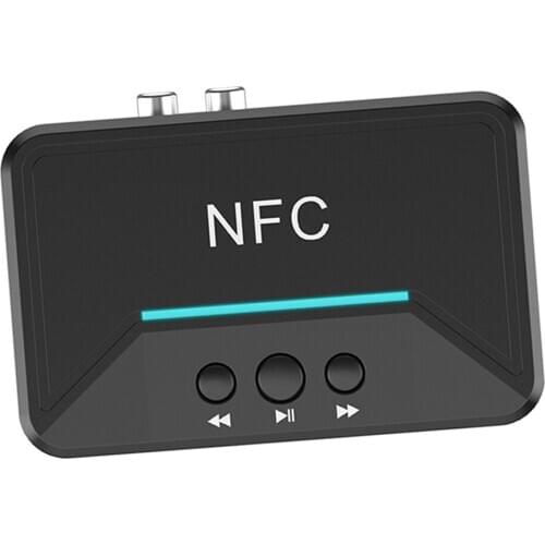 NFC Adapter 3.5mm Audio AUX Stereo Receiver Dongle for Car Speaker