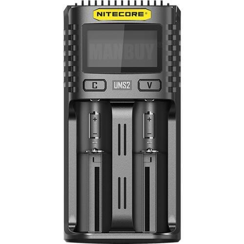 Free Shipping NITECORE UMS2 Automatic Universal 3A Quick Charger Intelligent USB Dual-Slot Superb Charger Li-ion Ni-Cd Ni-MH IMR