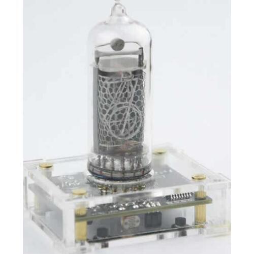 New version - plug and pull IN-14 single tube glow clock NIXIE glow tube DIY clock USB power supply