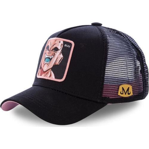 New Brand Majin Buu 12 Styles Snapback Cotton Baseball Cap Men Women Hip Hop Dad Mesh Hat Trucker Hat Dropshipping