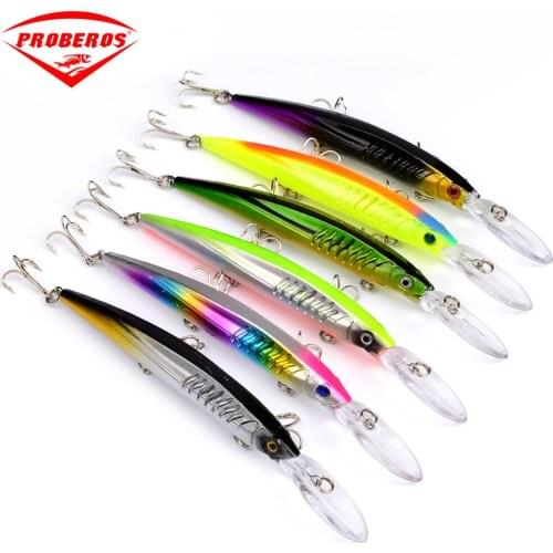 6Pcs Minnow Fishing Lure 15CM 12g High Quality Hooks Fish Wobbler Tackle Crankbait Artificial Japan Hard Bait Swimbait Pesca