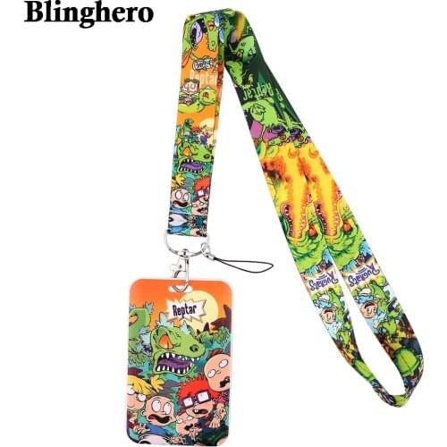 CB831 Dinosaur Cartoon Neck Straps Lanyards for Key ID Card Pass Gym Cellphone USB Badge Holder DIY Hanging Rope