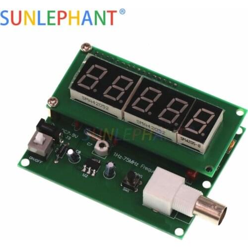 Frequency counter 1Hz-50MHz cymometer Frequency Meter Counter Measurement Tester Module 7V-9V 50mA DIY Kit
