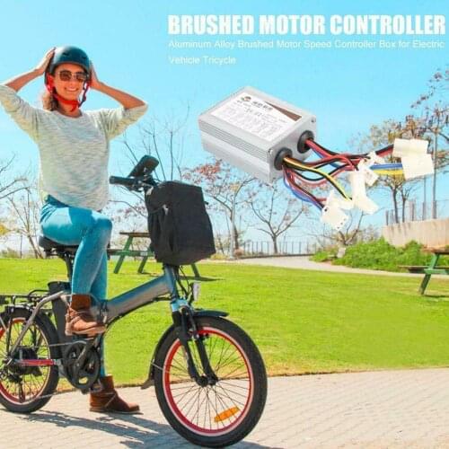 350W/500W 12V/24V/36V/48V Electric Bicycle Brush Controller DC Parts E-bike Controller Motor Box On Scooter For Electric L7G0