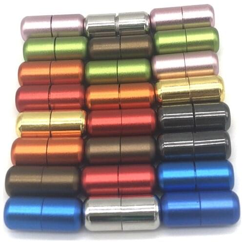 10Pcs/lot No Tie Shoelaces Accessries Shoe Laces Buckle Lock Elastic Lazy Shoelaces Clasp Buckles Colorful Capsule Buckle