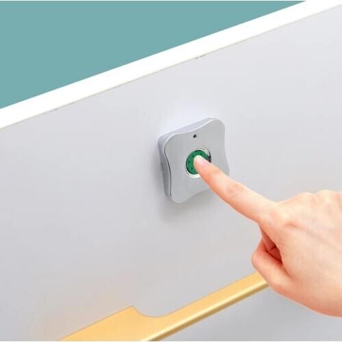 Smart Lock Fingerprint Lock Cabinet Wireless Door Lock Furniture Safe Lock for Home Office