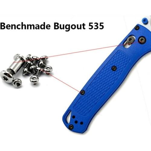 Replacement Titanium Screws Alloy Spindle Set Mount Screws For Bugout 535 One Set Of Spindle 11 Pieces T6 Shank Screws Durable