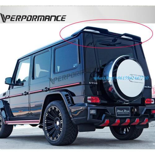 W463 turnk spoiler carbon light bar rear wing for G500 G63 G65 to WD style w463 rear spoiler carbon & FRP material 1990~2017