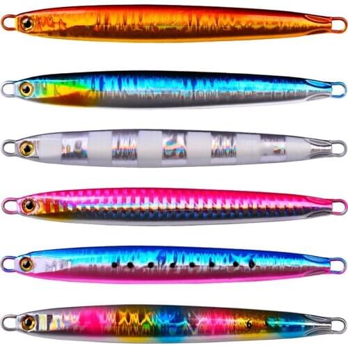 40g Luminous Hard Bait Long Cast Jigging Artificial 3D Eyes Fishing Lure Tackle Outdoor Portable Easy Fishing Carrying