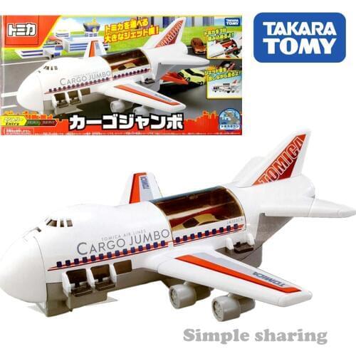 TAKARA TOMY TOMICA Cargo JUMBO PLANE Model Kit Diecast Pop Baby Toys Magic Funny Educational Hot Miniature Airplane