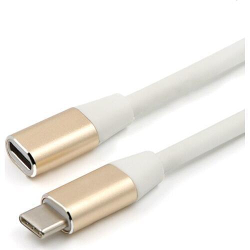 USB 3.1 Type C Male to USB 3.1 Male to USB-C Female Extension Extender Cord 1m For Macbook