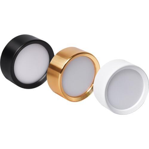 Ultra thin Round Surface Mounted LED Downlights 3W 5W 7W 9W 12W Mounted Panel Ceiling Lamps Spot Light Home Decoration 220V