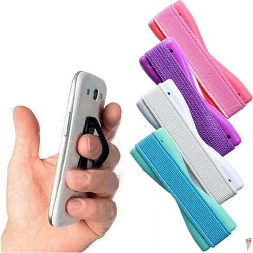 For Apple iPhone Samsung Finger Grip Elastic Band Strap Phone Holder Universal for Mobile Phones Tablets Anti slip