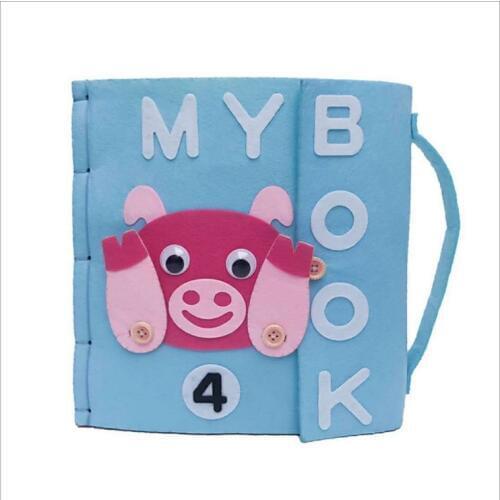 1 Piece Mom DIY Handmade My First Book Quiet Baby Early Educational Book Special Gift For Kid Felt DIY Books Felt DIY Package