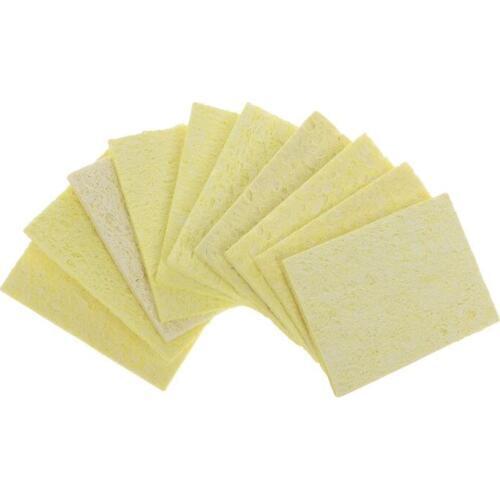 10 Pcs/set Heatstable Soldering Iron Cleaning Sponge High Temperature Resistant Welding Accessories