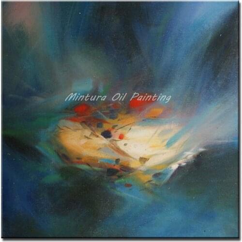 Mintura Hand Made Modern Abstract Decorative Picture Hand Painting Oil Painting On Canva Wall Art For Living Room As Unique Gift