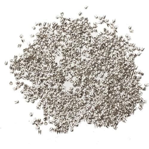 1000 Silver Copper Round Rivet Spike Studs Spots DIY Rock Punk 2.5mm