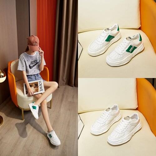 2021 Spring and Autumn Casual All-Matching Fashion Sports Board Shoes Lace-up Board Shoes Women