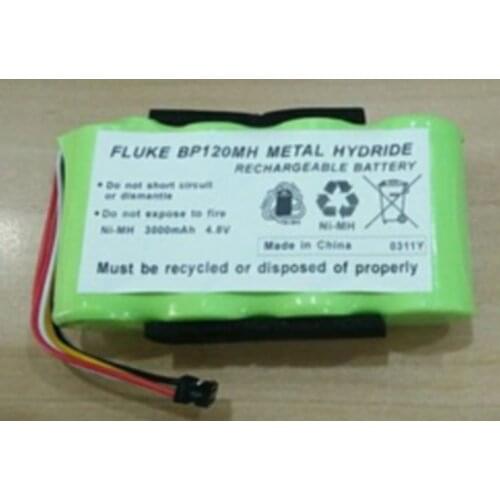 4.8v Original size battery for FLUKE BP120,BP130,bp-120,bp-130 43 43B 123 123S 124 125s/f BP120MH B11483 batteries