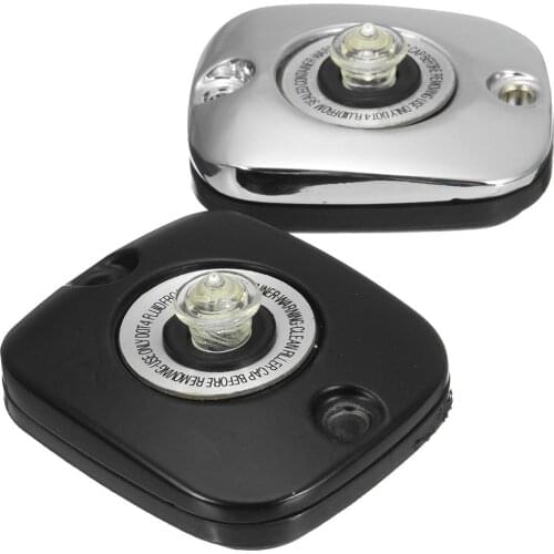 Motorcycle front brake master cylinder cover for Harley-Davidson 1996-2007 Chrome Black