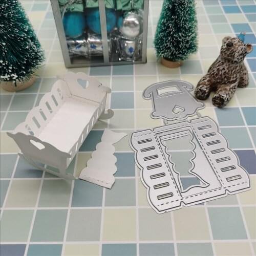 Baby cradle dies scrapbooking die cuts Embossing Dies Cut Stencils Paper Photo Card Craft Decoration Crafts