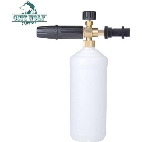 City wolf Soap Foam Generator Foamer Sprayer Car Foam Gun Weapon Snow Foam Lance for K2 K3 K4 K5 K6 K7 Car Washer