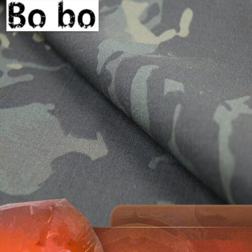 Camouflage polyester cotton TC checked garment fabric