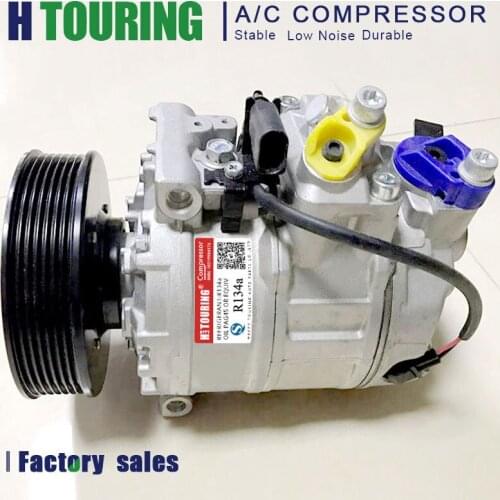 A/C Compressor For VW TOUAREG 3.0 V6 TDI 2004- / AUDI Q7 06-10 7L6820803Q 7L6820803J 7L6820803K 7L6820803C 7L6820803F 7L6820803T